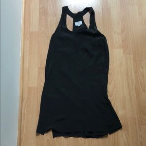 Lou & Grey black silk dress
